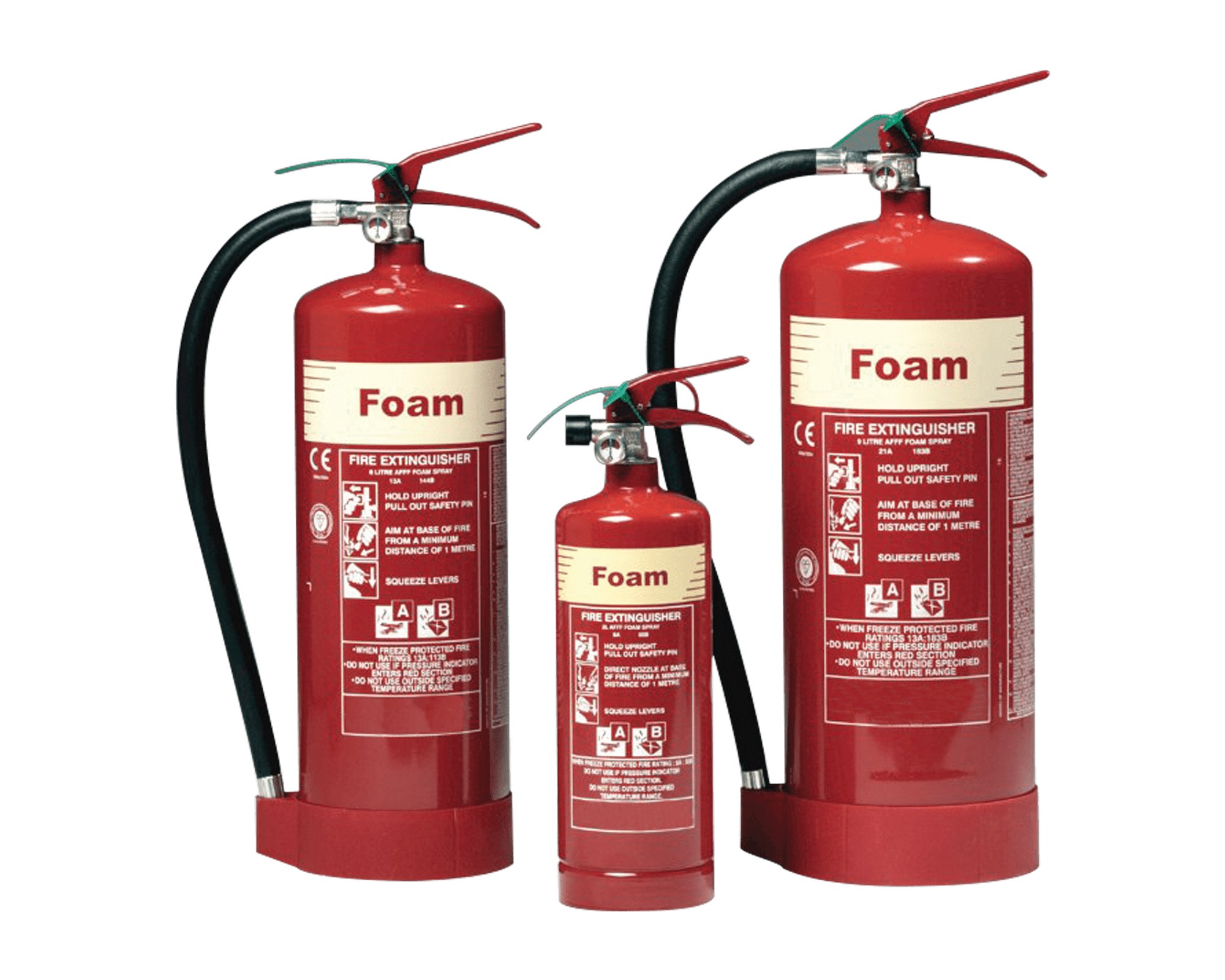 FOAM EXTINGUISHERS